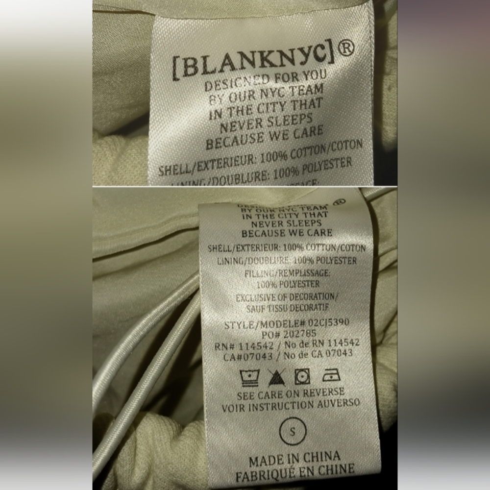 BlankNYC Floral Embroidered Quilted Jacket Full Zip - Picture 13 of 16